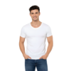 Altimas Men's Cotton Half Sleeve Vest Pack of 6 – White Innerwear for Daily Wear