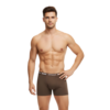 Altimas Men's Cotton Boxer Briefs – Soft Trunks with No-Roll Waistband | Brown