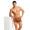 2 Altimas Men's Cotton Boxer Briefs – Soft Trunks with No-Roll Waistband | Orange