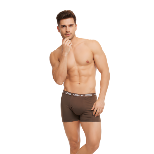 Altimas Men's Cotton Boxer Briefs Pack of 10 – Soft Trunks with No-Roll Waistband | Assorted Colors