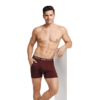 2 Altimas Men's Cotton Boxer Briefs – Soft Trunks with No-Roll Waistband | Maroon