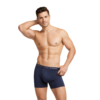 Altimas Men's Cotton Boxer Briefs – Soft Trunks with No-Roll Waistband | Dark Blue