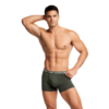 Altimas Men's Cotton Boxer Briefs – Soft Trunks with No-Roll Waistband | Dark Green