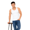 Altimas Men's Cotton Sleeveless Vest Pack of 6 – White Innerwear for Daily Wear